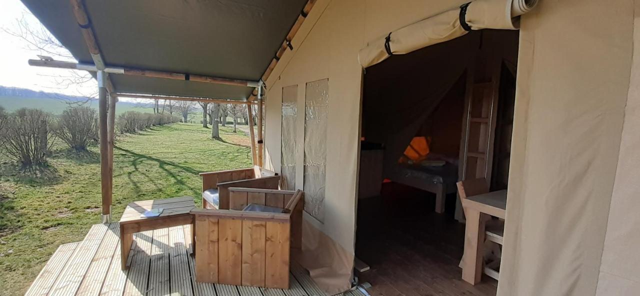 Tente Familiale Au Camping Hautoreille Bannes  Bagian luar foto